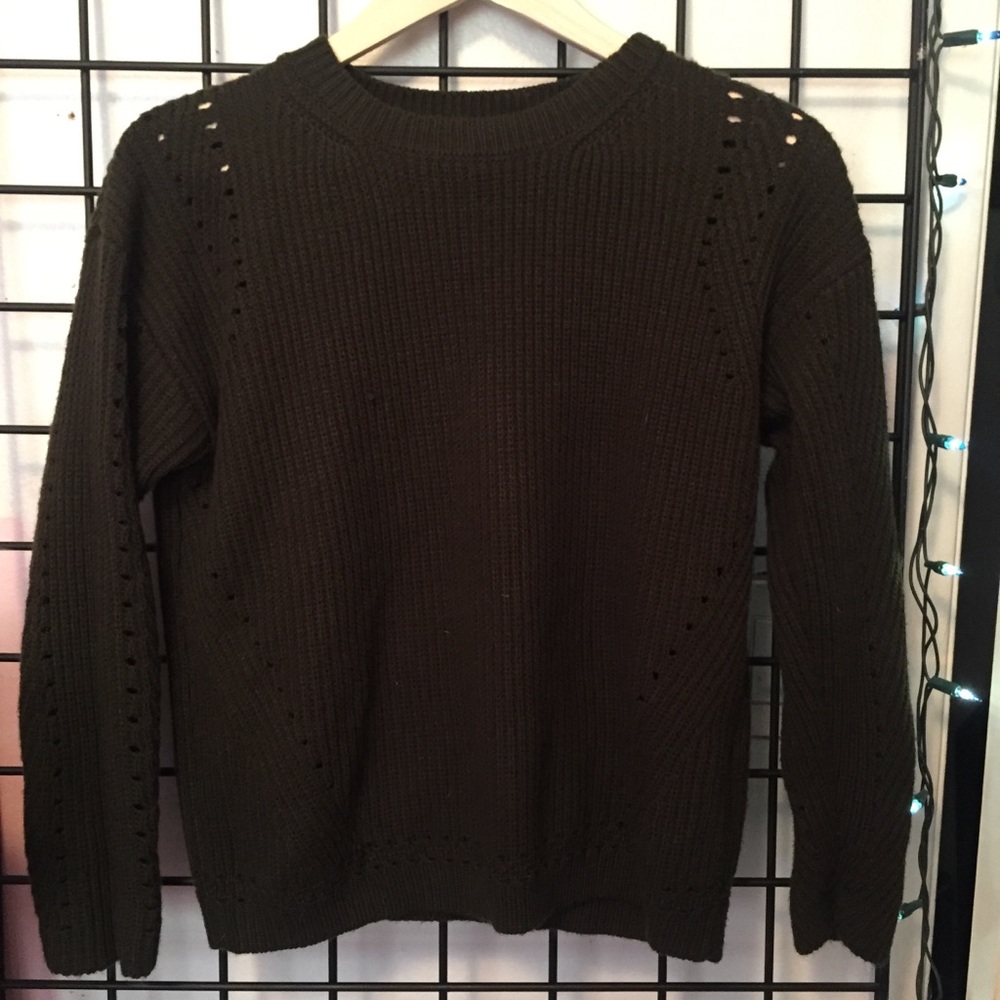 thick knit sweater